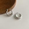 Estilo Minimal Niche Design Sense Metal Hoop Brincos Nova moda distintivos brincos de orelha das mulheres fivela fria estilo high-end