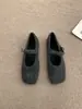 Zapatos Mary Jane peludos para mujer, calzado de exterior para otoño e invierno, nuevos zapatos planos de moda versión coreana 2025, zapatos de felpa para mujer