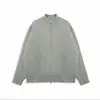 Temporada Primavera y Otoño 2025 Cárdigan de Punto con Cuello Alto y Cremallera para Hombre Suéter de Punto Holgado Chaqueta Casual Versátil Transfronteriza Venta al por Mayor