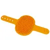 Suprimentos para animais de estimação animal silicone banho escova macia e não machuca pele cachorro banho escova Gato Banho escova espumante