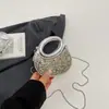 Bolsa de Noche Acrílica Nueva para Mujer con Forma de Media Luna, Bolso Pequeño, Mini Bolso, Bolso de Mano Deslumbrante para Banquete, Bolso de Hombro