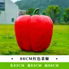 Esculturas de Frutas e Vegetais de Simulação para Exterior Fibra de Vidro Jardim Gramado Paisagem Modelos de Repolho Milho Pimenta Ornamentos Grandes
