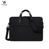 Bolsa para portátil de color liso de 15.6 pulgadas, bolsa para portátil de negocios, maletín de viaje, bolsa cruzada unisex para portátil
