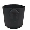 Bolsas de Cultivo de Plantas No Tejidas Transfronterizas, Bolsas de Cultivo de Fieltro Negro, Bolsas de Cultivo de Fieltro para Plantar, Bolsas para Plantar Árboles, Bolsas Redondas tipo Cubo de Galón