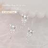 Internet celebridade luz luxo borboleta borla unha jóias flash rosa diamante arco amor pérola pingente diy unha broca