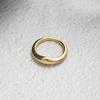 Nuevo Diseño Nicho Europeo y Americano Ins Corea del Sur Minimalista Oro Forma Irregular Ola Lujo Ligero Anillo de Pareja para Mujer