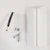 Clip de pantalla de plástico minimalista moderno, clip de vidrio para pantalla de escritorio, clip deflector de pantalla de encimera