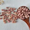 Raiz de Bodhi Esculpida Gato da Sorte Contas Soltas Queimadas com Carvão Roxo Rosa Acessórios Artesanais DIY Contas de Buda Material