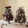 Set de Árbol de Navidad de Venta Caliente Transfronteriza Diseño de Escena Navideña Escritorio de Oficina DIY Accesorios Adornos