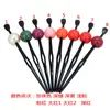 Pasador de Pelo Píldora Roja, Bola de Acrílico, Estilo Japonés, Accesorio para el Cabello Estilo Antiguo, Hanfu, Kimono, Una Pieza al por Mayor