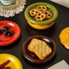 Plato de Cerámica con Sabor a Hamburguesa de Diseño Nuevo Plato para Snacks Multiusos Plato Pequeño para Té de la Tarde Plato Creativo para Regalo de Cumpleaños