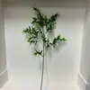 Flores artificiales estilo bosque para bodas, hierba de espárrago, plantas verdes artificiales doradas en capas, decoración de bodas para el hogar, flores artificiales para exteriores para paisajismo
