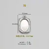 Engastes de Piedras Preciosas Ovalados, Engastes de Piedras Preciosas y Accesorios para Joyería, Fábrica Fuente de Joyería de Acero de Titanio Dongguan