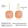 Pendientes Cuadrados de Resina con Forma de Cubo de Azúcar Transfronterizos Estilo Maillard Dopamina Sexy Moda Joyería Diaria Que No Se Desvanece