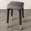 Cadeira de Jantar Casa Mesa de Jantar Cadeira Luxo Leve High-end Cadeira de Chá Cadeira de Ferro Forjado Banqueta de Maquiagem Cadeira Casual Encosto de Mahjong Vela Excelente