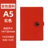 Cuaderno con Hebilla de Negocios con Portada Personalizada, Impresión de Logo, Bloc de Notas Simple para Oficina, Cuaderno de Reuniones de PU, Hecho a Medida de Fábrica