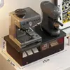 Estante de Almacenamiento para Cafetera Mesa de Exhibición Cajón de Escritorio Tipo Estante para Tazas de Té Tazas de Agua Caja de Almacenamiento para Bolsitas de Té Cocina Barra