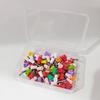 Produtos de Comércio Exterior Copos de Polimento de Cabeça Plana em Cores Mistas Azuis e Embalagem em Caixa Branca, 100 Peças/Caixa