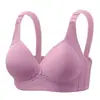Roupa Íntima Feminina Push-Up, Sutiã para Mãe de Meia-Idade, Costas Bonitas, Push-Up, Sem Aro, Confortável, Respirável, Recolhe os Seios, Antiderrapante