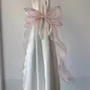 Nuevo Estilo Cola de Pescado Hilo Perla Pajarita Cortina Decoración Accesorios Pajarita Cuerda para Corbata