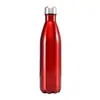 Nueva Taza Térmica de Acero Inoxidable 304 de Gran Capacidad para Deportes al Aire Libre Portátil Botella de Boca Pequeña Botella de Vacío Simple para Coca-Cola