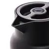 Garrafa Térmica Plástico Orgânico Preto 1L - Lyor