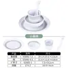 Juego de Mesa para Hotel Personalizable de Cuatro Piezas Set Moderno Sencillo de Tazón y Plato Restaurante de Hot Pot Restaurante Chino Juego de Vajilla de Melamina