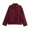 ZR Transfronterizo Europeo y Americano Nuevo Diseño Americano Sentido Moda Cremallera Chaqueta Abrigo