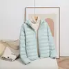 Chaqueta Ligera de Plumón de Pato Blanco al 90% para Mujer, Estilo Corto, Invierno 2026, Casual, Cálida, Elegante Ropa Interior, Tallas Grandes, Pinghu