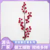 En stock 8 tenedor Nochevieja Fruta Roja Fa Cai Fruta Fruta de Acebo Cubo Insertar Frijol de Acacia Longitud Total 70cm Fruta Roja