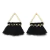 Pendientes de Aro Metálico con Borla de Abanico de Colores Accesorios para el Cabello Accesorios Colgantes Hechos a Mano DIY Colgante para Llave Colgante Pequeño