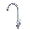 Grifo Vertical Universal Giratorio de Cuello Largo para Agua Única Fregadero de Cocina Fregadero para Verduras Purificación de Agua Grifo de Agua Fría Única