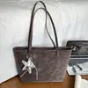 Bolsa de Commuter Grande Capacidad Nueva Otoño/Invierno 2026 para Mujer, Bolso de Hombro Único de Moda Tendencia, Bolsa Tote Versátil para Estudiantes Universitarios