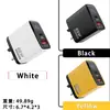 Carregador Digital de 65W com Porta Dupla A+C Us, Europa, Reino Unido, Índia e Austrália Carregamento Rápido Cabeça de Carregamento Adequada para Apple Carregador Multi-Porta