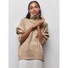 Comercio Exterior Transfronterizo Ropa Europea y Americana Nuevo Amazon Aliexpress Suéter Suelto Cuello Medio Otoño e Invierno Suéter para Mujer