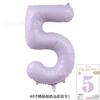 Globo de aluminio digital transfronterizo de 40 pulgadas, imitación crema púrpura estadounidense, decoración para fiestas, gran estrella de cinco puntas de amor, venta al por mayor