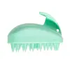 Escova de Shampoo Wanmei Estilo Coelho Novo Transfronteiriça Abs+Tpr Limpeza do Couro Cabeludo Adulto Doméstica Banho Shampoo Verde