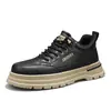 Zapatos de Hombre Otoño Invierno Estilo Nuevo Retro Británico Modernos Botas Martin de Caña Media para Hombre Botines Cortos Casuales para Exteriores de Trabajo