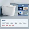 Nuevo Modelo de Inodoro Inteligente para el Hogar, Escudo de Espuma Doméstico Totalmente Automático, Sin Límite de Presión de Agua, Inodoro Eléctrico Integrado