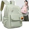 Mochila Escolar Casual Estilo Nuevo para Estudiantes de Secundaria y Preparatoria, Mochila Ligera para el Día a Día, Aspecto Elegante, Mochila de Gran Capacidad para Exteriores