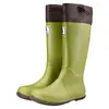 Botas de Lluvia de Caña Media de Moda Transfronterizas para Acampada al Aire Libre, Portátiles para Padres e Hijos, Zapatos Impermeables Cómodos para Hombres y Mujeres, Zapatos de Goma Cómodos