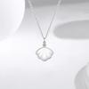 Collar Original One Bei Zi de Plata de Ley 925 para Mujer Diseño de Nicho Tanabata Día de San Valentín Lujo Ligero Estilo ins Cadena de Concha