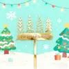 Decoração de Bolo de Natal Estilo Ins Transfronteiriço Feliz Natal Decoração de Bolo Acrílica de Natal Inserção para Bolo de Natal