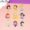 Princesa en fuga DIY accesorios de aleación Cenicienta Blancanieves colgante de collar colgante de llavero productos semiacabados hechos a mano