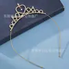 Nuevos accesorios para la cabeza para niños, diadema de corona de princesa para niños, accesorios de corazón para niña novia, venta al por mayor, fabricantes de accesorios para el cabello