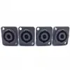 Pino de Cobre NL4FX Plug de Áudio Profissional Amplificador de Potência para Alto-falante Conector Canon Alto-falante Ohm Plug de Áudio