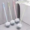 Cepillo para inodoro sin puntos ciegos, montado en la pared para uso doméstico, nuevo modelo de herramienta de limpieza para inodoros, cepillo para inodoros de alta calidad con mango largo