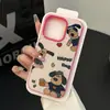 Patrón de Pintura al Óleo Perro Adecuado para Funda de Teléfono Móvil Apple 16Promax/15 14Plus Patrón de Lichi 13P Carcasa Suave 12 Anti-Caída 1