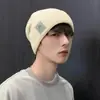 Chapéu de Inverno de Lã Estilo Japonês e Coreano, Fofo, de Urso, Quente, para Meninas, Mostra o Rosto, Proteção para Orelhas Pequenas, Versátil, Tricô