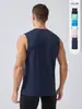 Chaleco Deportivo Transfronterizo Verano Europeo y Americano Delgado de Secado Rápido para Hombre Correr Fitness Sin Mangas Camiseta Transpirable